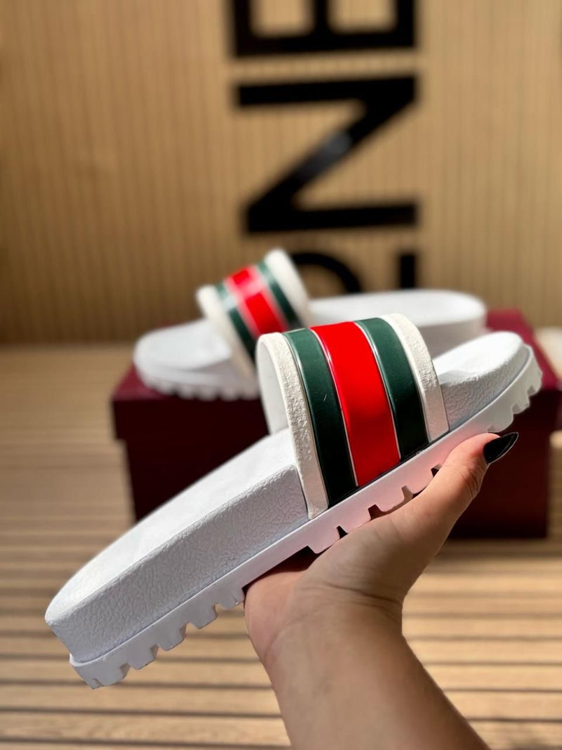 Chinelo Gucci Branco